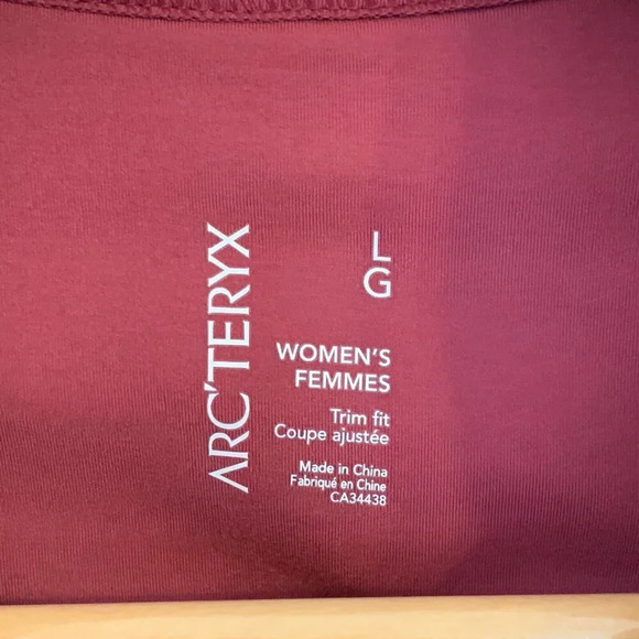 Arc'Teryx Womens Large Covert Cardigan Fleece Full Zip Up Jacket Sweater Maroon - Picture 3 of 13